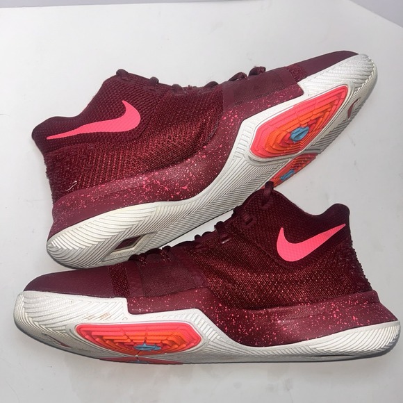 Nike Kyrie 3 Hot Punch 2016 Red Pink Size 7Y Sneakers 859466-681 Women's 7 - Picture 5 of 8